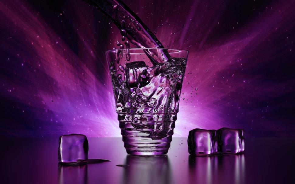 Water Ice wallpaper,icicles HD wallpaper,sprays HD wallpaper,water HD wallpaper,clear HD wallpaper,shine HD wallpaper,purple HD wallpaper,light HD wallpaper,drops HD wallpaper,brightness HD wallpaper,beauty HD wallpaper,glass HD wallpaper,3d & abst HD wallpaper,2000x1250 wallpaper