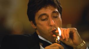 Tony Montana Smoking wallpaper thumb