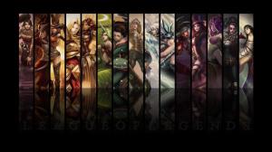 League of Legends Female Heroes HD wallpaper thumb