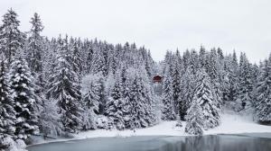 Winter Lake In Switzerl wallpaper thumb