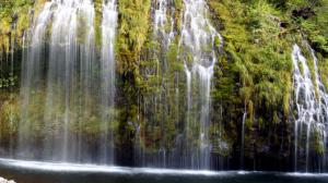 Waterfall Green Forest Tropical HD wallpaper thumb