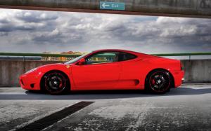 Ferrari on Forged CF 5 Wheels 3 wallpaper thumb
