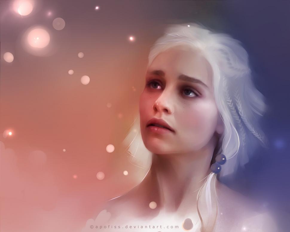 Game of Thrones Blonde Face Drawing Daenerys HD wallpaper,digital/artwork wallpaper,drawing wallpaper,game wallpaper,face wallpaper,blonde wallpaper,thrones wallpaper,daenerys wallpaper,1280x1024 wallpaper