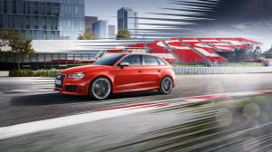 Audi RS3, Red Car, Track wallpaper thumb
