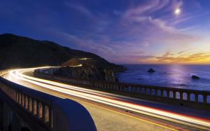 Bridge Over A Sea Sunset wallpaper thumb