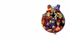 X-Men Avengers White HD wallpaper thumb