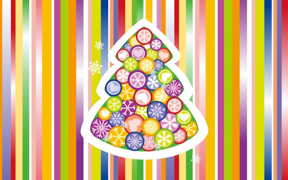 Colorful vector Christmas tree wallpaper,Colorful HD wallpaper,Vector HD wallpaper,Christmas HD wallpaper,Tree HD wallpaper,1920x1200 wallpaper