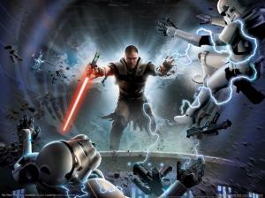 Star Wars: The Force Unleashed Jedi Lightsaber Stormtrooper HD wallpaper thumb