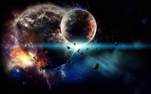 Apocalyptic planet explosion wallpaper thumb