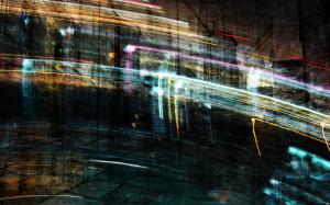 Abstract City Lights wallpaper thumb