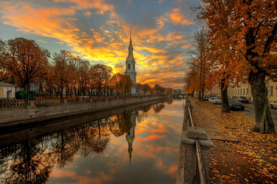 St. Petersburg, autumn wallpaper,St. Petersburg HD wallpaper,clouds HD wallpaper,reflection HD wallpaper,autumn HD wallpaper,2048x1366 wallpaper