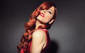 Fashion Model Redhead wallpaper thumb