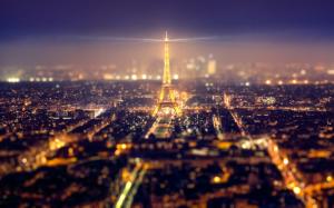 Paris, Eiffel Tower, night wallpaper thumb