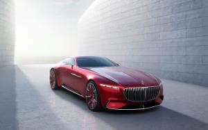 Vision, Mercedes, Maybach 6, 4K, 8K, car, Mercedes Benz, red car wallpaper thumb