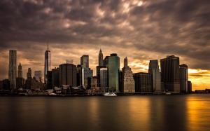 New York sunset wallpaper thumb