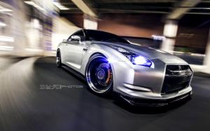 Nissan Skyline GTR Motion Blur HD wallpaper thumb