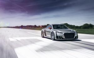 2015 Audi TT turbo concept car speed wallpaper thumb