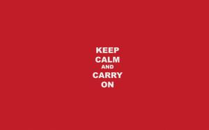 Keep Calm Carry On wallpaper thumb