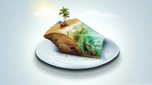 Cake, Creative, Fish, Tropical, Water wallpaper thumb