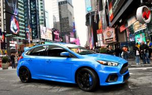 Blue Ford Focus RS 2015 wallpaper thumb
