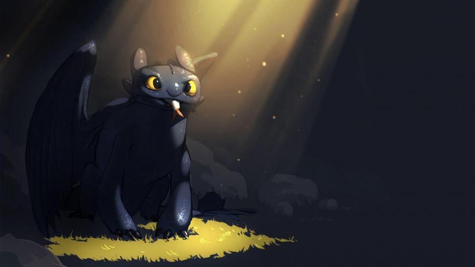 Toothless - How To Train Your Dragon wallpaper,cartoons HD wallpaper,1920x1080 HD wallpaper,how to train your dragon HD wallpaper,toothless HD wallpaper,1920x1080 wallpaper