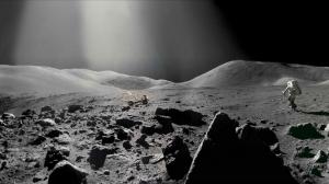 Lunar Landing Rover Astronaut Lunar Lander Moon Landing Moon Alien Landscape HD wallpaper thumb