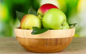 Food, fruit, green and red apples wallpaper thumb