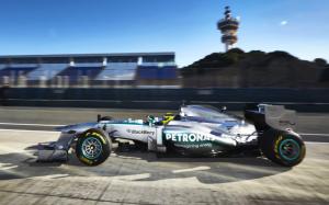 Formula 1, F1, Mercedes-Benz race car wallpaper thumb