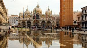 Flooded Piazza San Marco In Venice wallpaper thumb