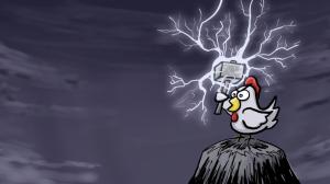 Cartoons Hills Hammer Chickens Lightning Thor High Quality Picture wallpaper thumb
