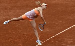 Maria Sharapova in French Open 2014 wallpaper thumb