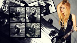 Photo of Avril Lavigne With Guitar wallpaper thumb