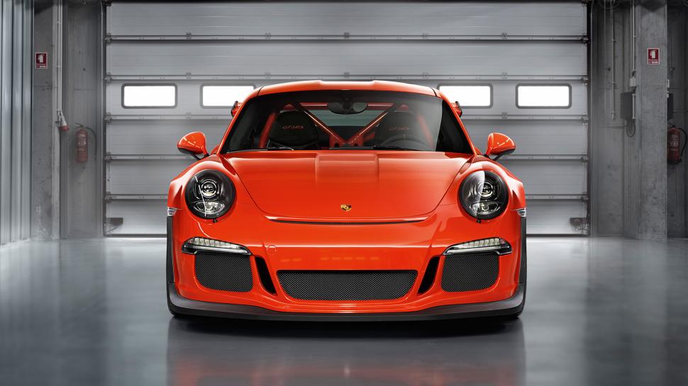 2015, Porsche 911 GT3 RS, Front View, Orange Car wallpaper,2015 HD wallpaper,porsche 911 gt3 rs HD wallpaper,front view HD wallpaper,orange car HD wallpaper,1920x1080 wallpaper