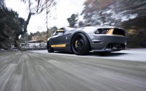 Ford Mustang Motion Blur HD wallpaper thumb