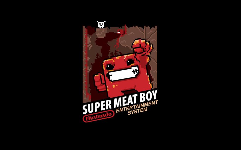 Super Meat Boy Black HD wallpaper,video games wallpaper,black wallpaper,super wallpaper,boy wallpaper,meat wallpaper,1280x800 wallpaper