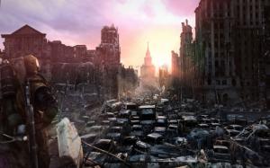 Video Games, Concept Art, Metro 2033, Apocalyptic, Cars, Buildings wallpaper thumb
