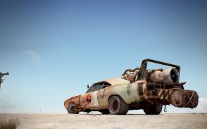 Dodge Daytona Rust Mad Max HD wallpaper thumb