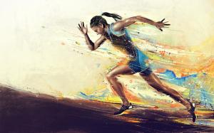 Women Running wallpaper wallpaper thumb