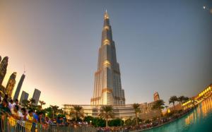Magnificent Burj Khalifa In Dubai wallpaper thumb