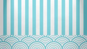 Stripe, Blue and White, Pattern wallpaper thumb