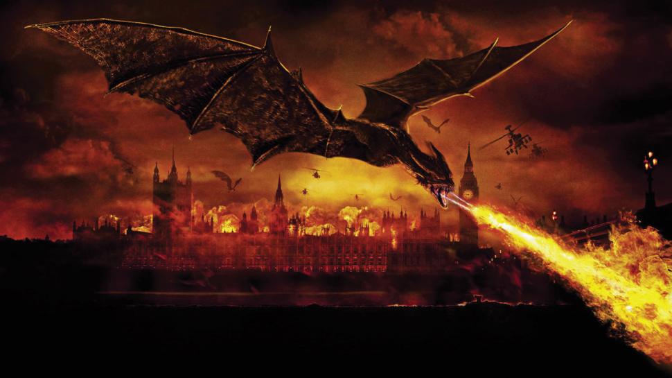 Reign of Fire Dragon Fire Helicopter London HD wallpaper,movies HD wallpaper,dragon HD wallpaper,fire HD wallpaper,london HD wallpaper,helicopter HD wallpaper,reign HD wallpaper,1920x1080 wallpaper