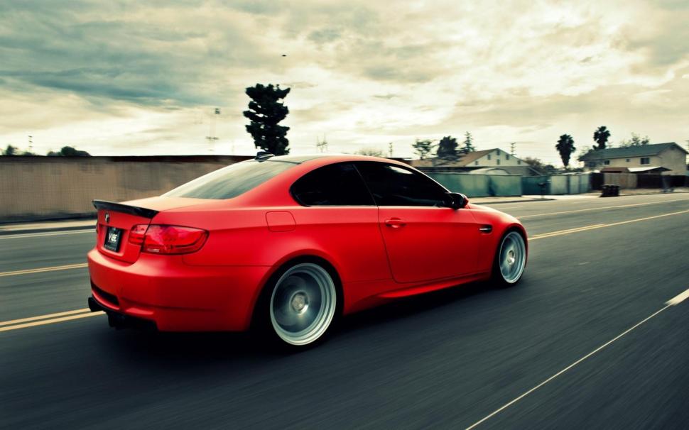 BMW M3 E92 Red Car Tuning Speed Street wallpaper,tuning wallpaper,speed wallpaper,street wallpaper,1680x1050 wallpaper