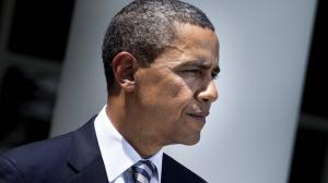 Sullen Obama wallpaper thumb