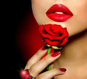 Beauty red lips wallpaper thumb