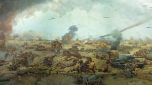 Battle WWII World War Painting HD wallpaper thumb