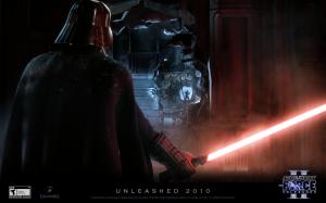 Star Wars The Force Unleashed Darth Vader Lightsaber HD wallpaper thumb