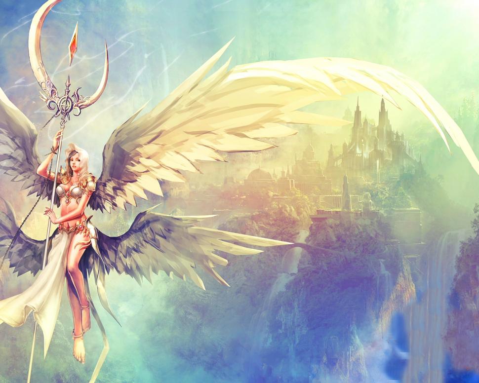 Angel Wings HD wallpaper,fantasy wallpaper,angel wallpaper,wings wallpaper,1280x1024 wallpaper