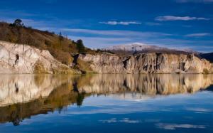early morning st bathans new zealand Mountains nature New Zealand St Bathans HD wallpaper thumb