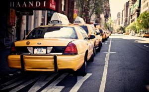 New York City USA Taxi Cars wallpaper thumb