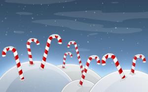 Candy Cane Snow  Pictures HD wallpaper thumb